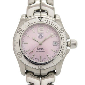 TAG Heuer Link Date WT141M Stainless Steel Pink